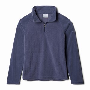 Columbia Glacial™ II Skinna Print Half Zip Flickor Marinblå (QZKVC4670)